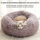Coussin donut apaisant — Lit moelleux anti-stress chat & chien