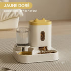 Distributeur de croquettes 2-en-1 — Réserve + eau