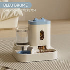 Distributeur de croquettes 2-en-1 — Réserve + eau