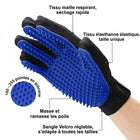 Gant de toilettage silicone — Brosse anti-poils chat & chien