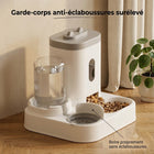 Distributeur de croquettes 2-en-1 — Réserve + eau