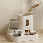 Distributeur de croquettes 2-en-1 — Réserve + eau