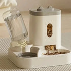 Distributeur de croquettes 2-en-1 — Réserve + eau