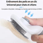 Brosse autonettoyante — Anti-poils chat & chien