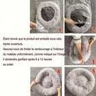 Coussin donut apaisant — Lit moelleux anti-stress chat & chien