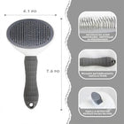 Brosse autonettoyante — Anti-poils chat & chien
